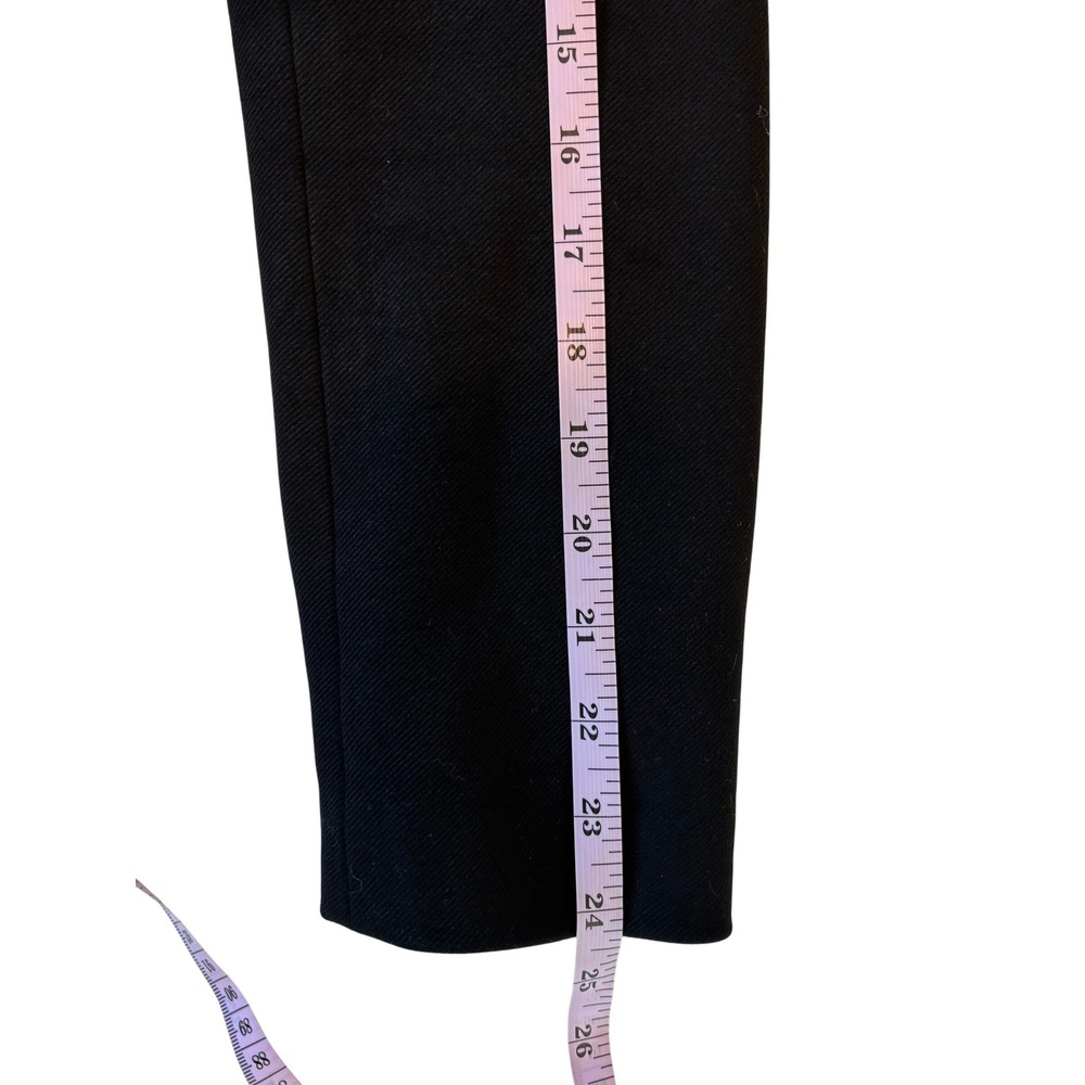 Madewell Blazer Black Women Size 8 Collarless Single Button Twill Workwear - Picture 10 of 11